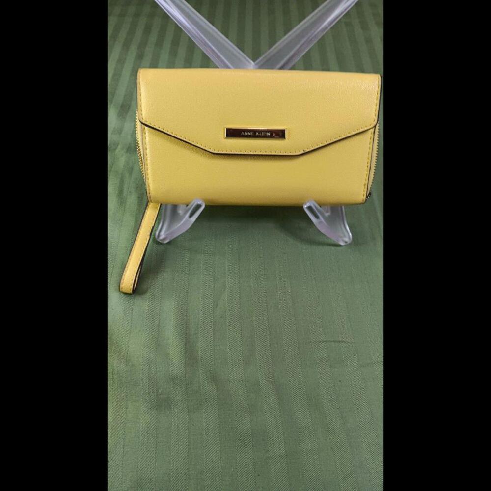 Yellow, canary colored wallet